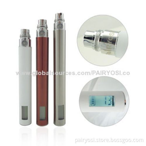 EGO-LCD Display, Remaining Capacity and Smoked Puffs, eGo Threaded, HGB Battery Cell